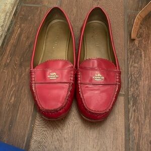 COACH Odette red shoes